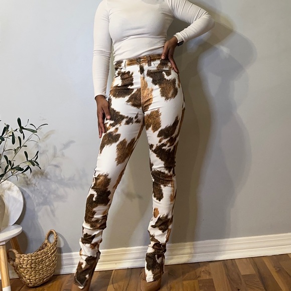 WeWoreWhat Denim - We wore what stiletto slit skinny jeans